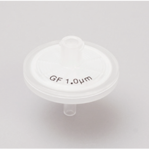 0.1 um Glass fiber syringe filter