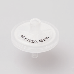 Hydrophilic ptfe syringe filter